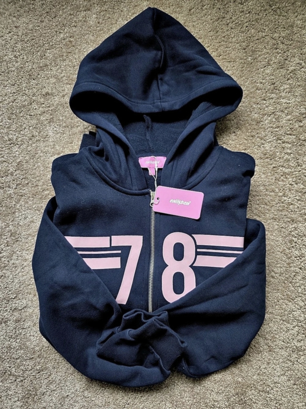 Edikted Zip Up Hoodie